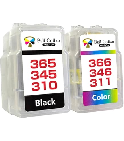 Amazon.co.jp: BC-310/BC-345/BC-365共通(BK ブラック) + BC-311/BC
