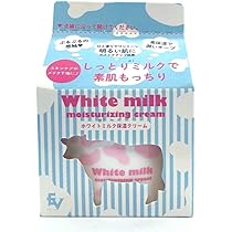 Amazon | ホワイトミルク保湿クリーム120g | プレスカワジャパン