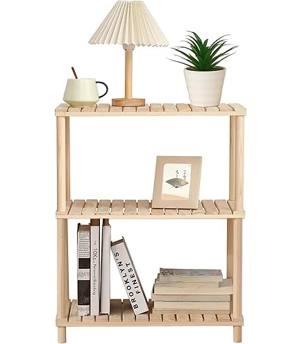 Amazon｜Francfranc ミン シェルフ ワイド S ナチュラル (W650xH845