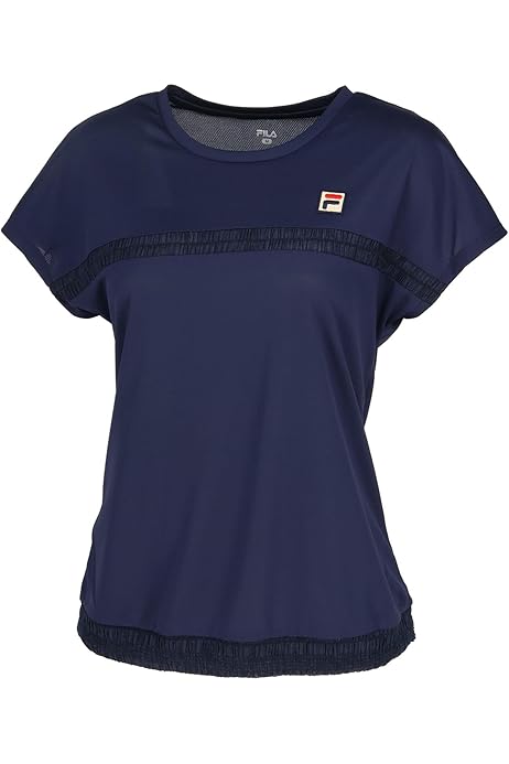 Amazon.co.jp: Fila Tennis VL2715 Women's Short Sleeve Game