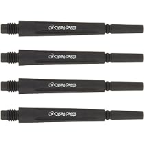 Shaft Fit Flight Carbon – Tiges De Fléchettes En Carbone, 8 Longueurs Dispo, Lot De 4, Noir, N°5 (31 Mm)