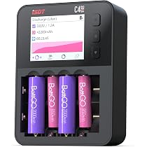 Amazon | ISDT C4 EVO 電池充電器 電池チャージャー スマート急速充電
