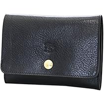【未使用】イルビゾンテ 二つ折り財布 ブラック SBW023 PV0004 IL BISONTE イルビゾンテ 財布 二つ折り SBW023 コンパクト