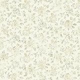 York Wallcoverings ve7095 Patina Vieインダスタペストリーウォールペーパー、ベージュ
