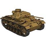 プラッツ(PLATZ) 1/35 ガールズ&パンツァーシリーズ III号J型 黒森峰女学園ver.