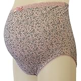 ネトゥル 小花柄マタニティショーツ M-L ピーチ 1734