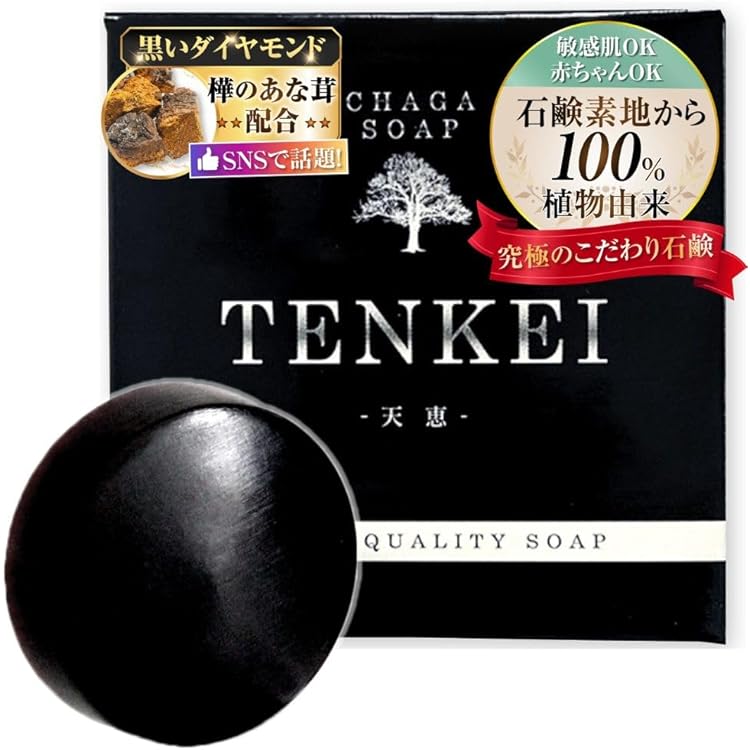 Amazon | プラスケア 天恵クオリティソープ 80g (1個) 天恵石鹸 100