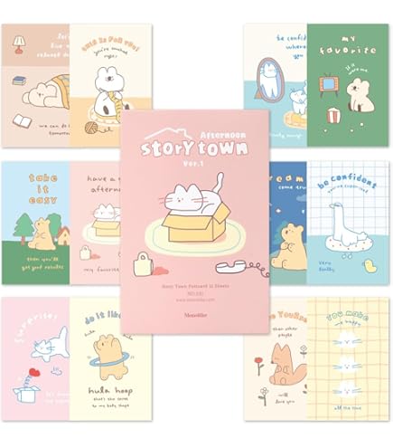Amazon | ドイツ/ポストカード はがき (ブリキ製) 5枚 セット | ポスト