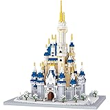 ナノミニビルディングブロックセット ディズニー城のミニブロック ダイヤモンドの建物のレンガ王女城の人物のためのキッドレンガのおもちゃ 子供建設教育DIYおもちゃの贈り物, 4775PCS