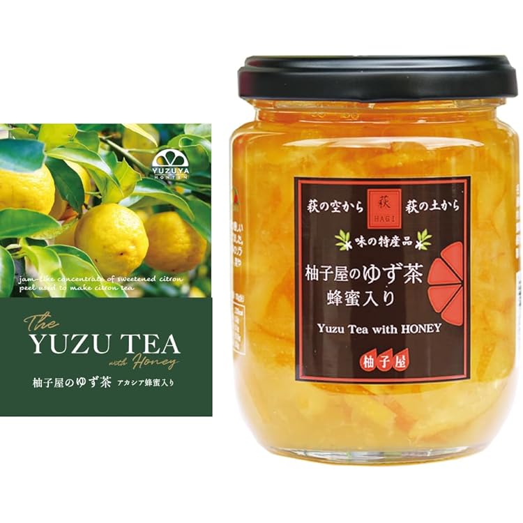 Amazon | ゆず茶 アカシア 蜂蜜 入り 420g 1個入り 柚子屋本店 柚子屋