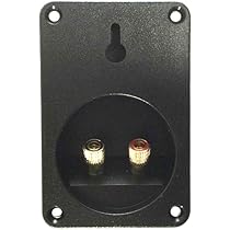 Amazon.co.jp: スピーカー ターミナル 角型埋込式 壁掛フック