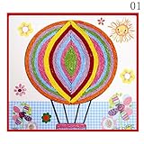 Hey Guys　子供のDIYの描画のおもちゃ ロープペースト絵画おもちゃ クリエイティブ手作りの工芸品のおもちゃ 子供ギフト 誕生日のプレゼント