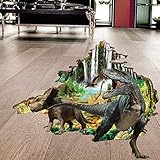 Mr.S Shop 3D PVC Wall sticker Dinosaurs for Children's Bedroom Living Room Wall Decals by Mr.S Shop