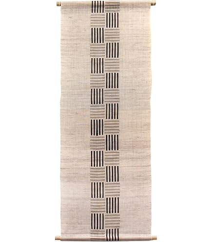 Amazon.co.jp: 本麻タペストリー IZNIK 亜麻色 W45×H120cm