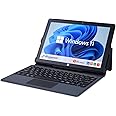 GM-JAPAN ノートパソコン Windows 11 Office搭載 575g 10.1インチ 2in1 タブレット メモリ 4GB/SSD 128GB/日本語キーボード/Celeron/WIFI/USB3.0/HDMI/WEBカメラ