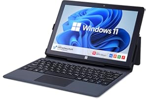 GM-JAPAN ノートパソコン Windows 11 Office搭載 575g 10.1インチ 2in1 タブレット メモリ 4GB/SSD 128GB/日本語キーボード/Celeron/WIFI/USB3.0/HDMI/WEBカメラ