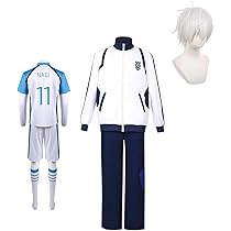 ブルーロック　糸師凛　　ユニフォーム セット済ウィッグ付き フルセット Amazon.co.jp: [Sheruan] 糸師凛 コスプレ 軍服 マント付き 制服