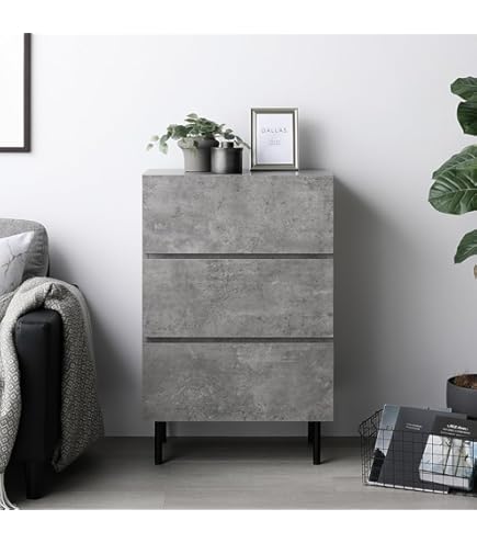 Amazon｜トールペイント風家具：ネコ脚の薔薇の4段チェスト [GL-1508