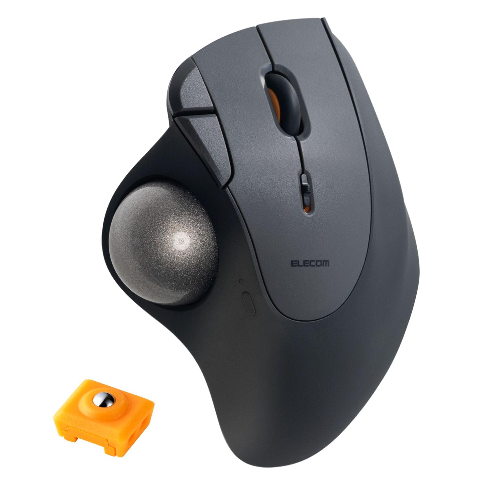 エレコム ワイヤレス トラックボール マウス IST PLUS (アイエスティー プラス) ボールローラー Bluetooth×2 無線2.4GHz×1 マルチ接続 Windows/mac/iPad/Chrome/Android ブラック M-IT1