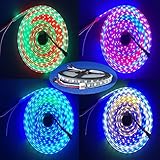 HKBAYI 4M 5V 60Leds/M 240pixels programmable WS2812B RGB 5050 LED strip Individually addressable dre