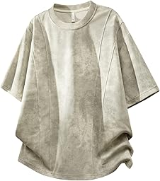 foveitaa Men's Summer Tie Dye T-Shirt, Short Sleeve, Cooling Sensation, Ice Silk, Cooling, Large Size, Loose, Sweat Absorbent, Quick Drying, Thin, Breathable, Comfortable, Casual, Simple, Stylish