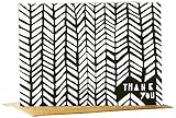 Yellow Owl Workshop GEOMETRIC THANK YOU BLACK　カード