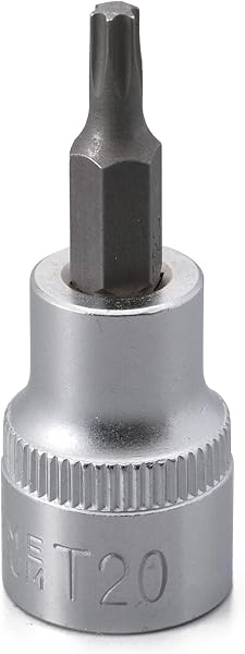 Daytona Motorcycle Tool Hex Lobular (Torx) Socket T-20 3/8 Inch Drive 18410 - 1