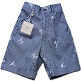 ミニマスター 裾折デザインのフォーマルショートパンツ（濠Du) ブループリント 100cm