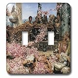 3drose LSP _ 127223 _ 2 The Roses of Heliogabalus byローレンス・アルマ・タデマライトスイッチカバー