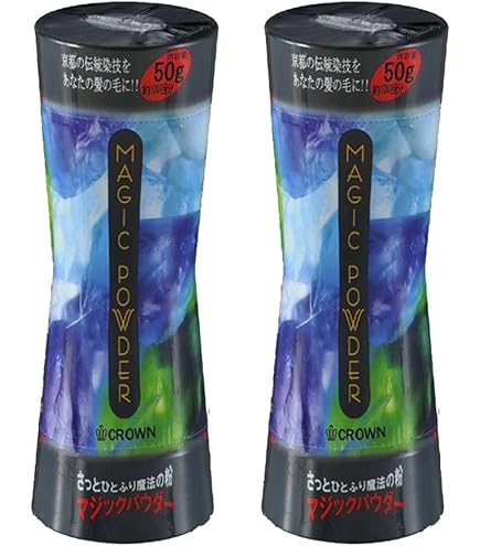 Amazon.co.jp: クラウン マジックパウダー ナチュラルブラック 50g 大