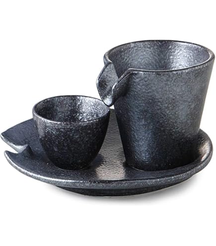 Amazon.co.jp: 美濃焼 しずる とっくり おちょこ セット 冷酒器