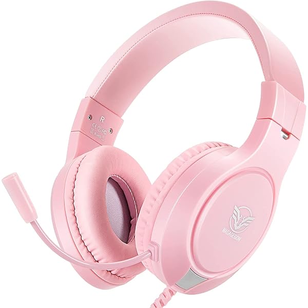Pink Gaming Headset for Nintendo Switch 