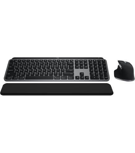 Logitech MX Keys S Combo - Performance Wireless Keyboard and Mouse