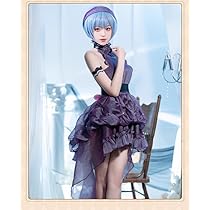 エヴァンゲリオン 綾波レイ 花の言 コスプレ 靴付き 新世紀エヴァンゲリオン エヴァ 綾波レイ フィギュア花の言Ver