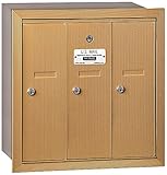 Salsbury Industries 3503BRP Recessed Mounted Vertical Mailbox with Master Commercial Lock, Private A