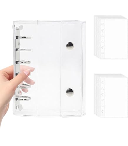 Amazon.co.jp: A7リフィル 6穴30枚 ダブルポケット シール帳 台紙