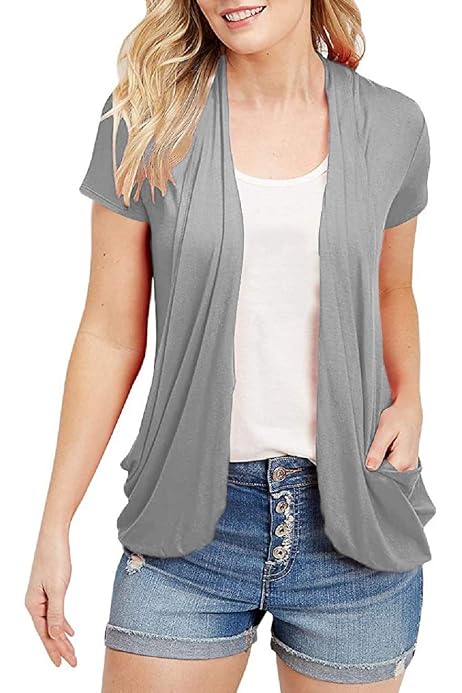 Womens Cardigans Short Sleeve Summer 