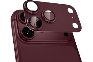 Woxuyee カメラフイルム iPhone 18 Pro 用 カメラ保護 全面保護 9H強化ガラス アルミ製 アイフォン18プロ レンズカバー | いphone18pro カメラカバー 耐衝撃 黒縁取り フラッシュ干渉なし 超高透過率 18ぷろカメ