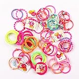 【爱莉セレクトショップ】ヘアゴム100点セット カラフル ア クセサリー 子供 レディース 髪飾り カラフル 髪留め 可愛い ヘアクリップ 子供も通用 キッズ 髪留め ヘアバンド ヘアピン 子供髪飾り