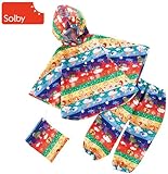 Solby（ソルビィ）ぱんちょ/お天気しましま(100cm) [Baby Product]