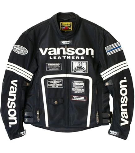 Amazon | VANSON(バンソン) ライダースメッシュジャケット BLACK