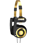 Amazon.co.jp: KOSS オープン型オーバーヘッドヘッドホン 折りたたみ式