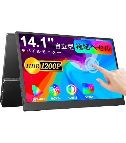 Amazon.co.jp: IBW モバイルモニター 15.6 インチ タッチパネル 10 点