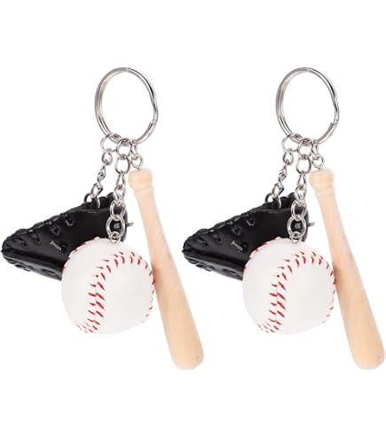 Amazon.co.jp: ミニ 野球 ボール バット グローブ キーチェン