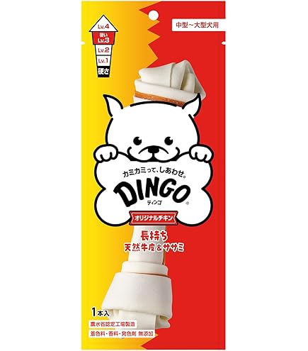 Amazon | ディンゴ (DINGO) 犬 おやつ チキンボーンストロング L 1本入 Amazon | ディンゴ (DINGO) 犬 おやつ チキンボーンストロング L 1本入