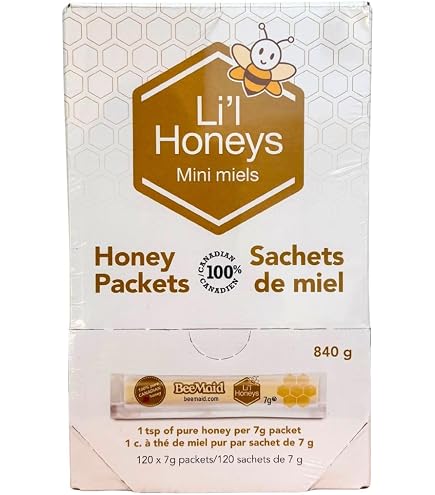 Amazon | BeeMaid Li'l Honeys 純度100% 天然はちみつ ポーション