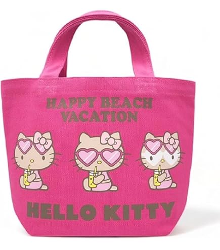 サンリオ ハローキティ 日焼けキティ ビニールバッグ テサゲ 巾着袋 サンリオ ハローキティ 日焼けキティ ビニールバッグ テサゲ 巾着袋