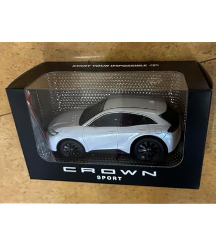 CROWN SPORT ホワイト ミニカー 1/30 Amazon | 1/30 ミニカー 新型クラウンスポーツ クラウンSUV