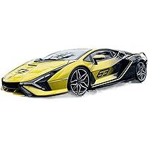 Amazon | 1:18 最新の売れ筋黄色ランボルギーニ シアン FKP37
