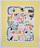 (ラナイブルー）ベビーキルト パッチワーク ハワイアンキルト タペストリ 100X125cm?